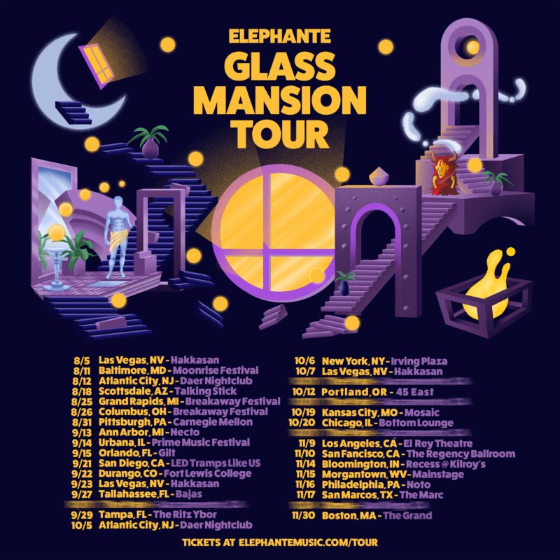 Elephante reveals massive 'Glass Mansion' Tour