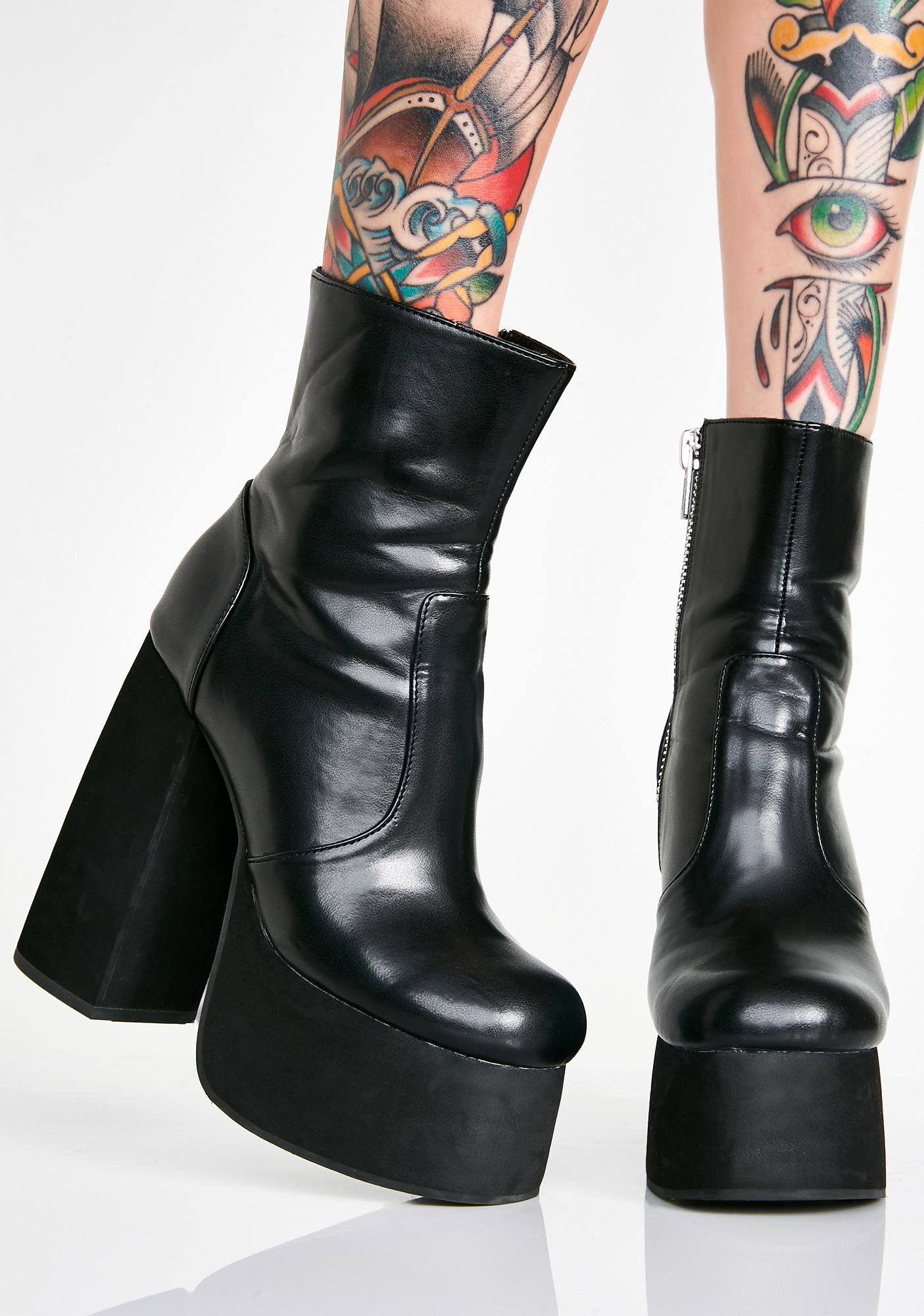 platform boots in store