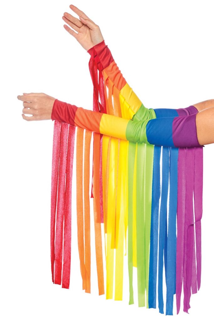 Rainbow Fringe Arm Piece