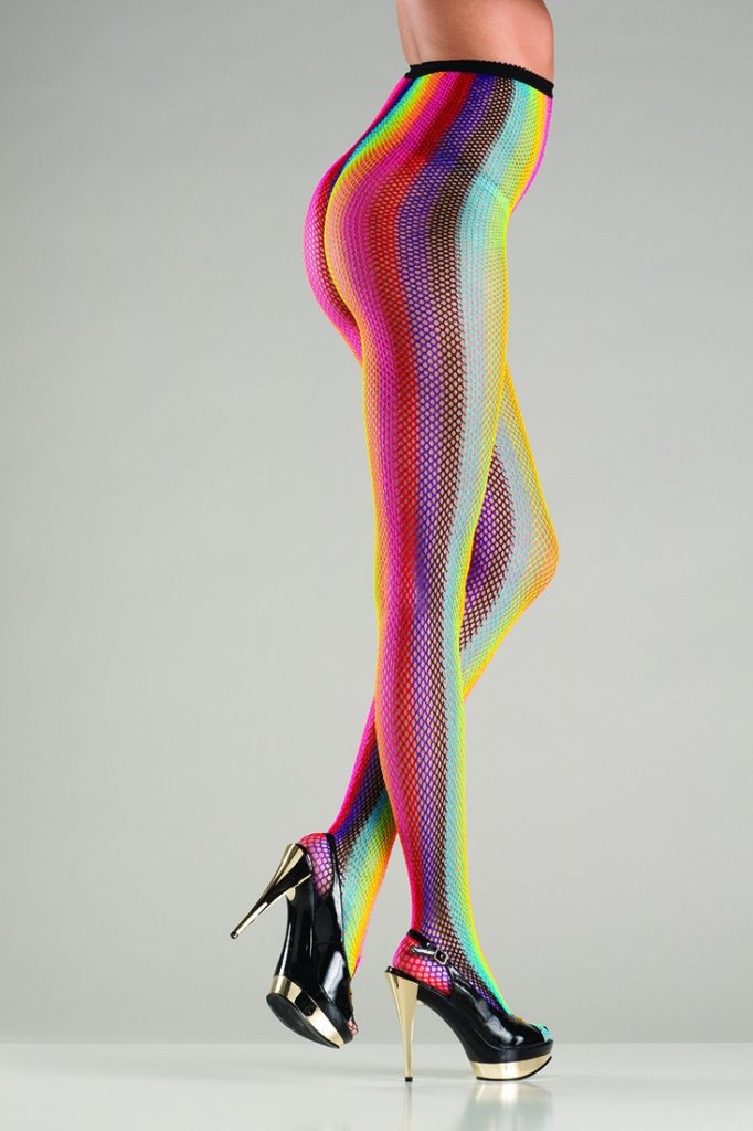 Rainbow Shimmering Pantyhose