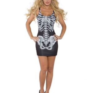 x-ray skeleton dress