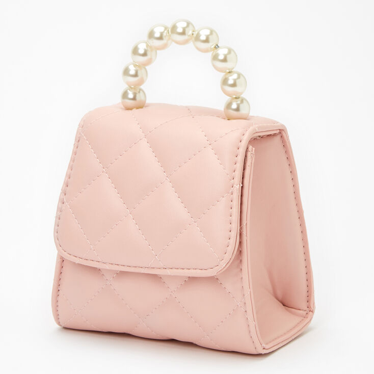 pink handle bag