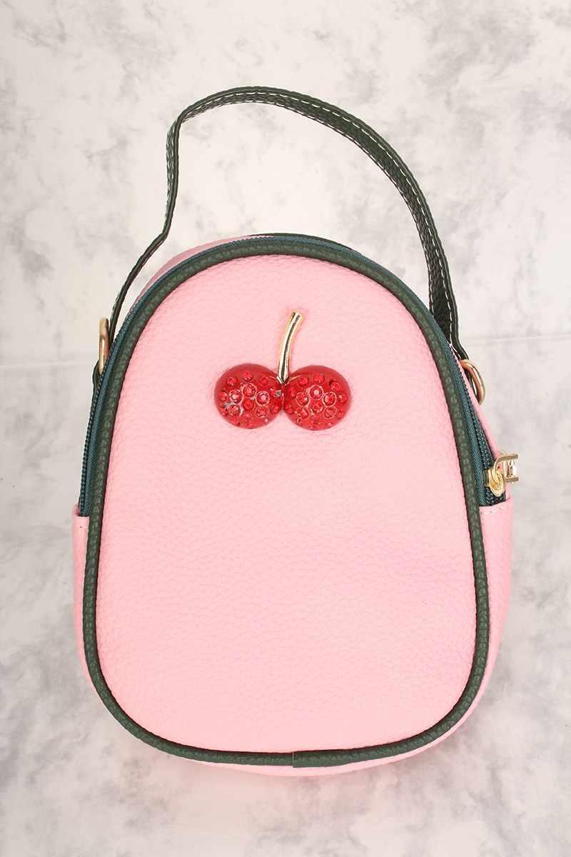 soft pink crossbody bag