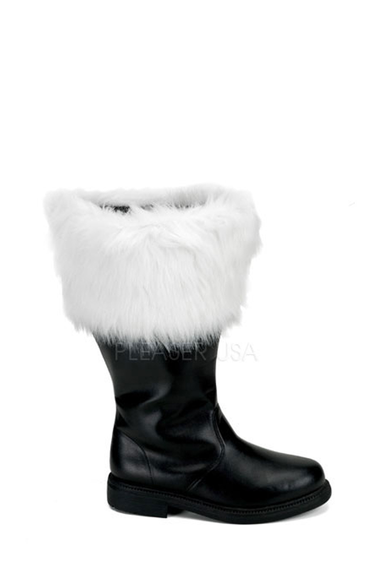 wide fit faux fur boots