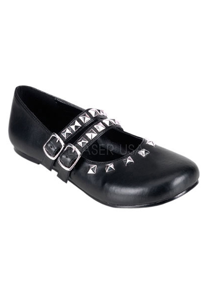 strappy leather flats