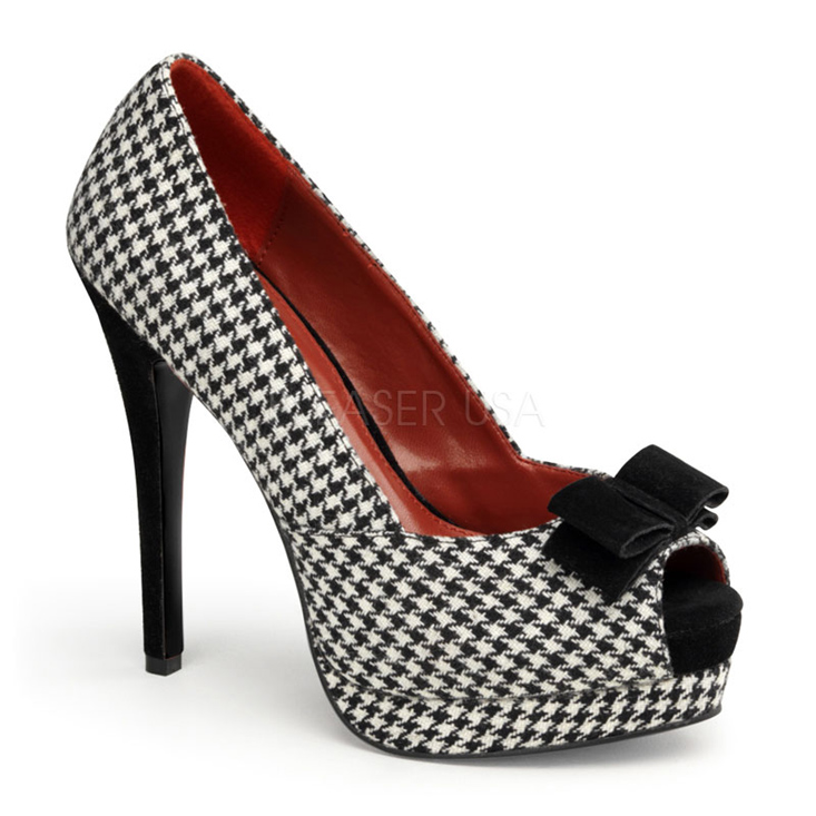 houndstooth pumps heels
