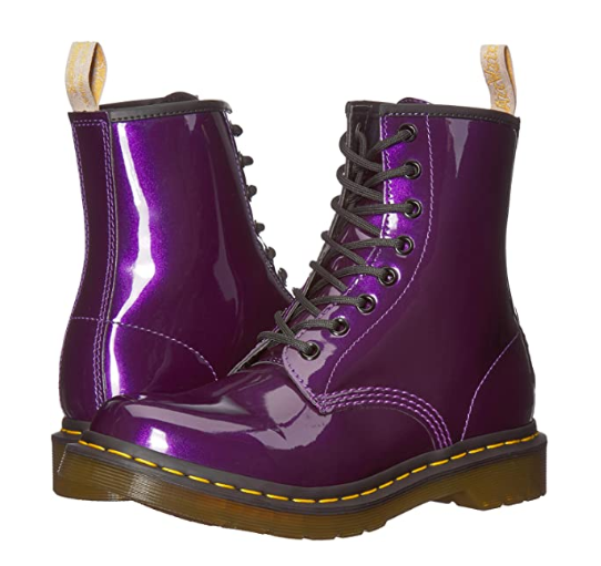 Dr. Martens Chrome Purple Boot - Women of Edm
