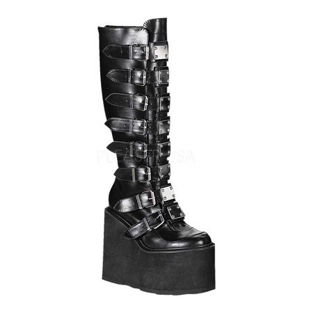 Black Demonia Damned Destiny Platform Boots - Women of Edm