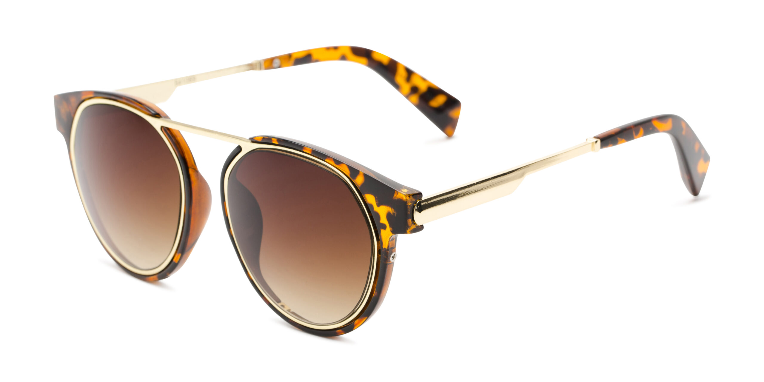 Bumblebee Tortoise/Gold Frame with Amber Gradient Lenses - Women of Edm